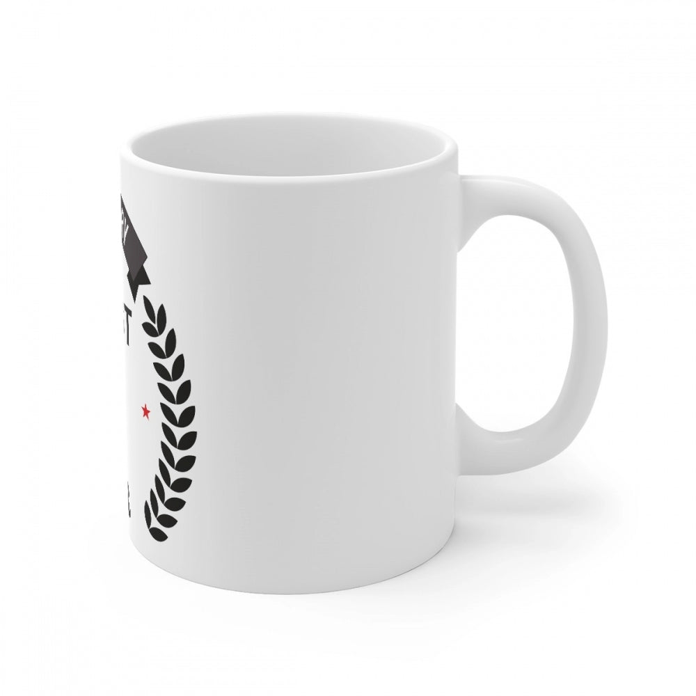 Ceramic 3Rd Anniversary Printed Coffee Mug (Color: White, Capa