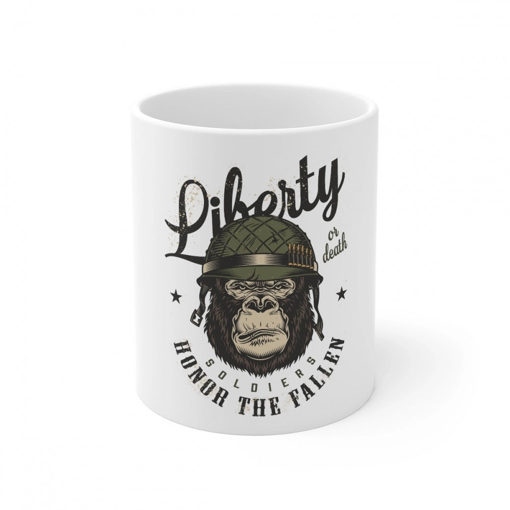 Ceramic Gorila Desing Printed Coffee Mug