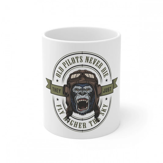 Ceramic Gorila Desing Printed Coffee Mug