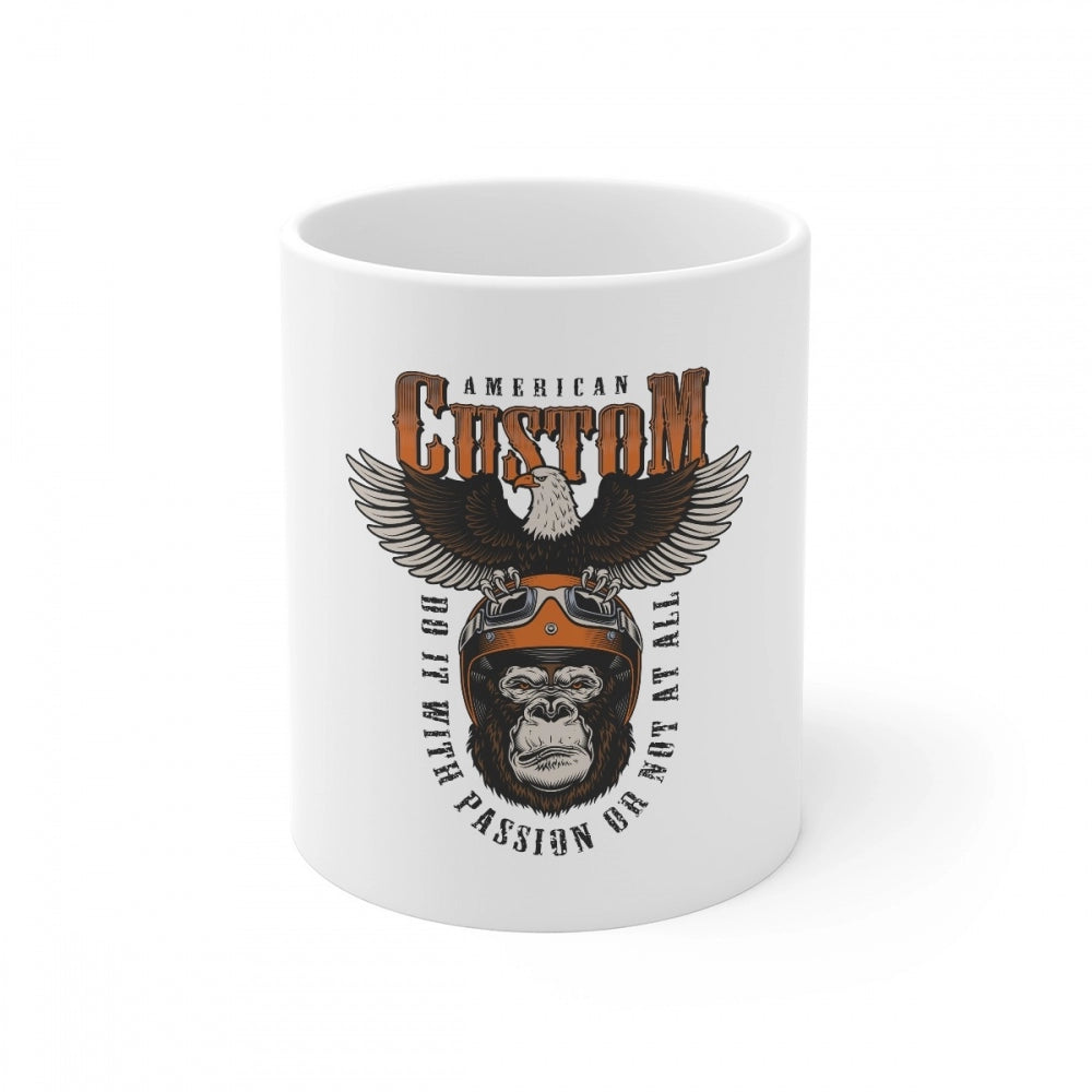 Ceramic Gorila Desing Printed Coffee Mug