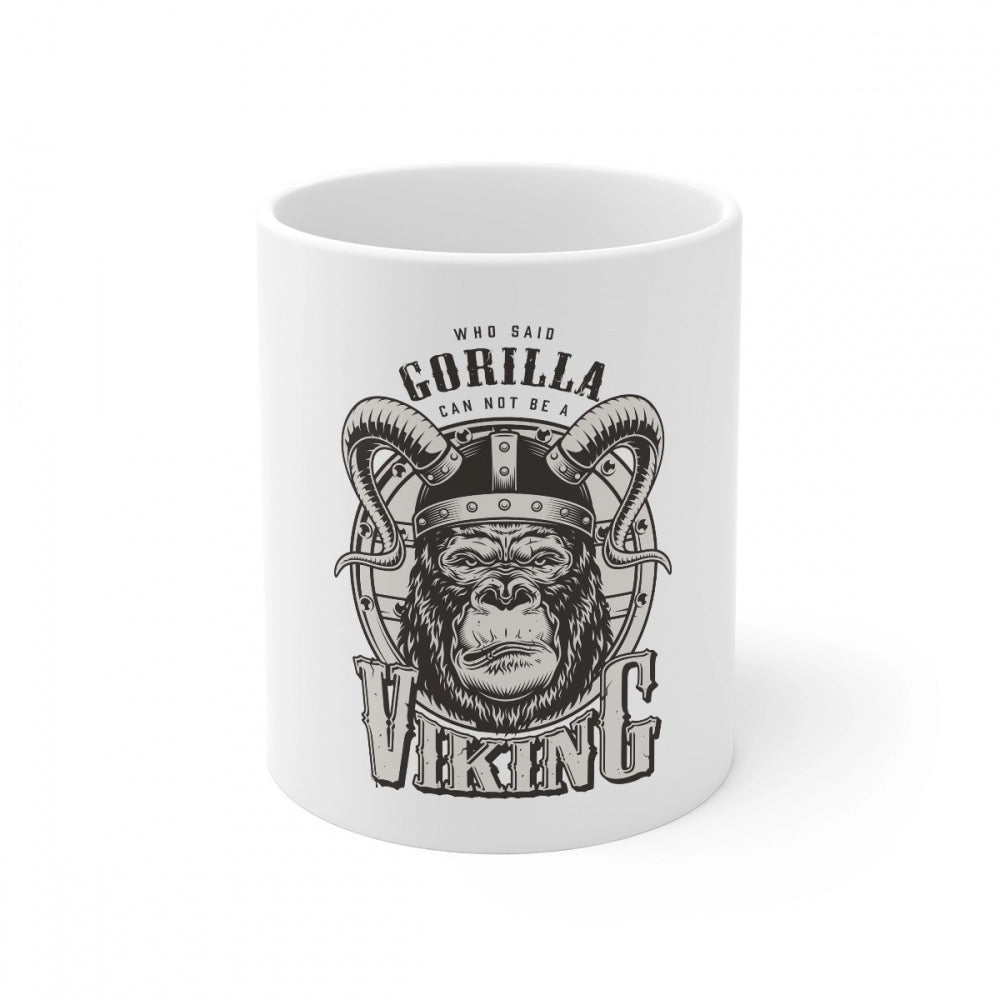 Ceramic Gorila Desing Printed Coffee Mug