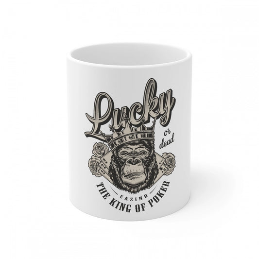 Ceramic Gorila Desing Printed Coffee Mug