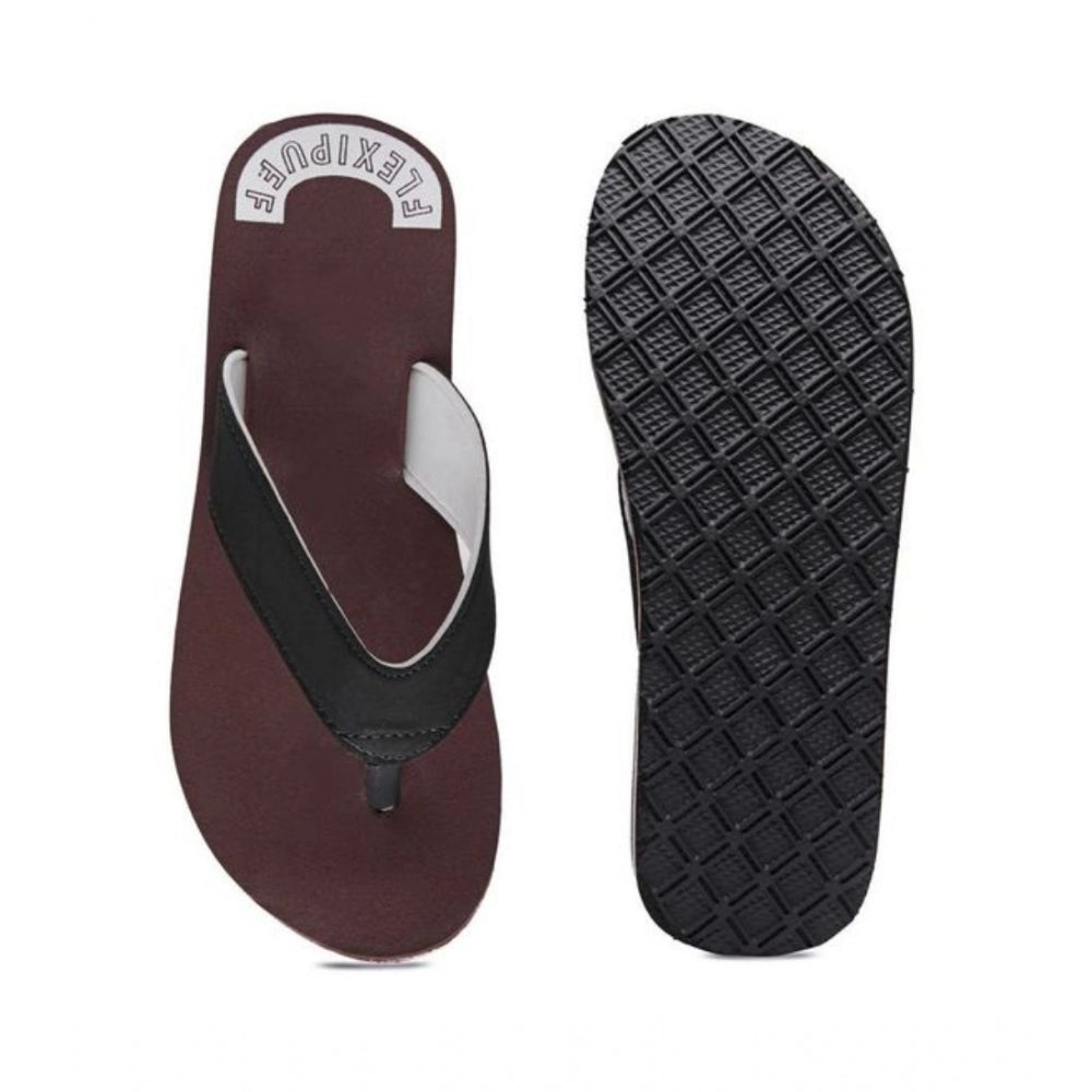 Unisex Rubber Men'S Slippers For Ultimate Comfort (Maroon)