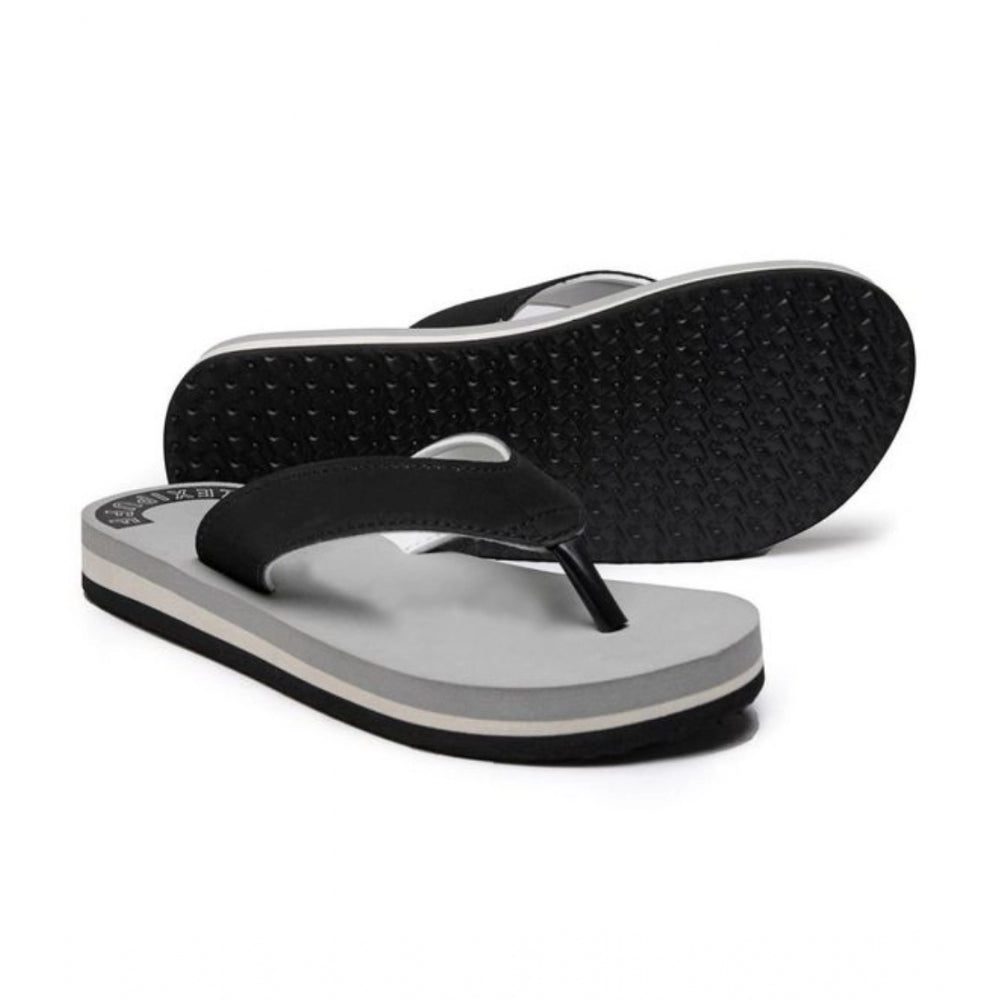 Unisex Rubber Men'S Slippers For Ultimate Comfort (Grey)