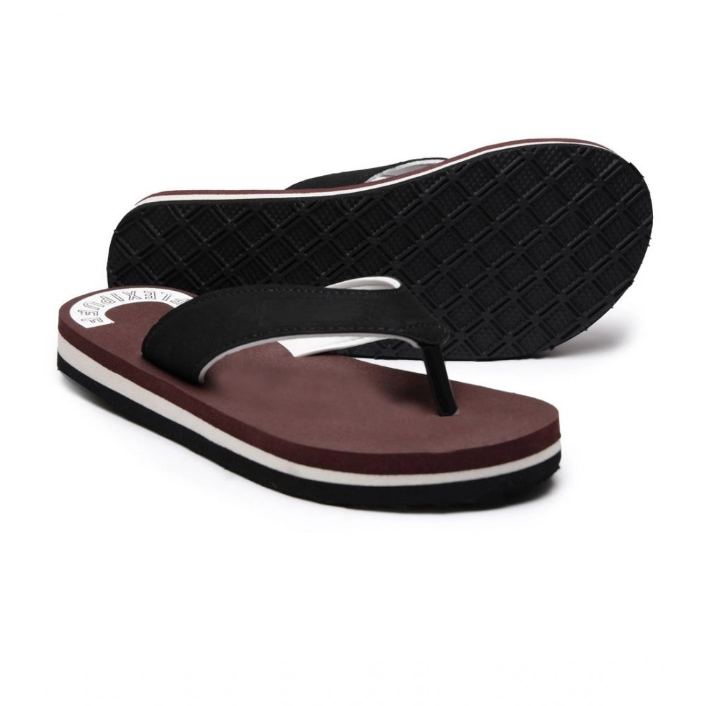 Unisex Rubber Men'S Slippers For Ultimate Comfort (Maroon)