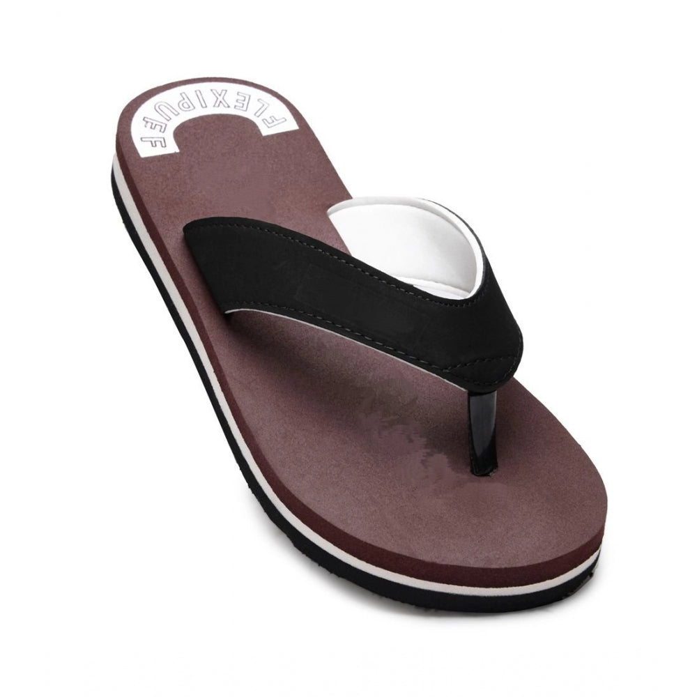 Unisex Rubber Men'S Slippers For Ultimate Comfort (Maroon)