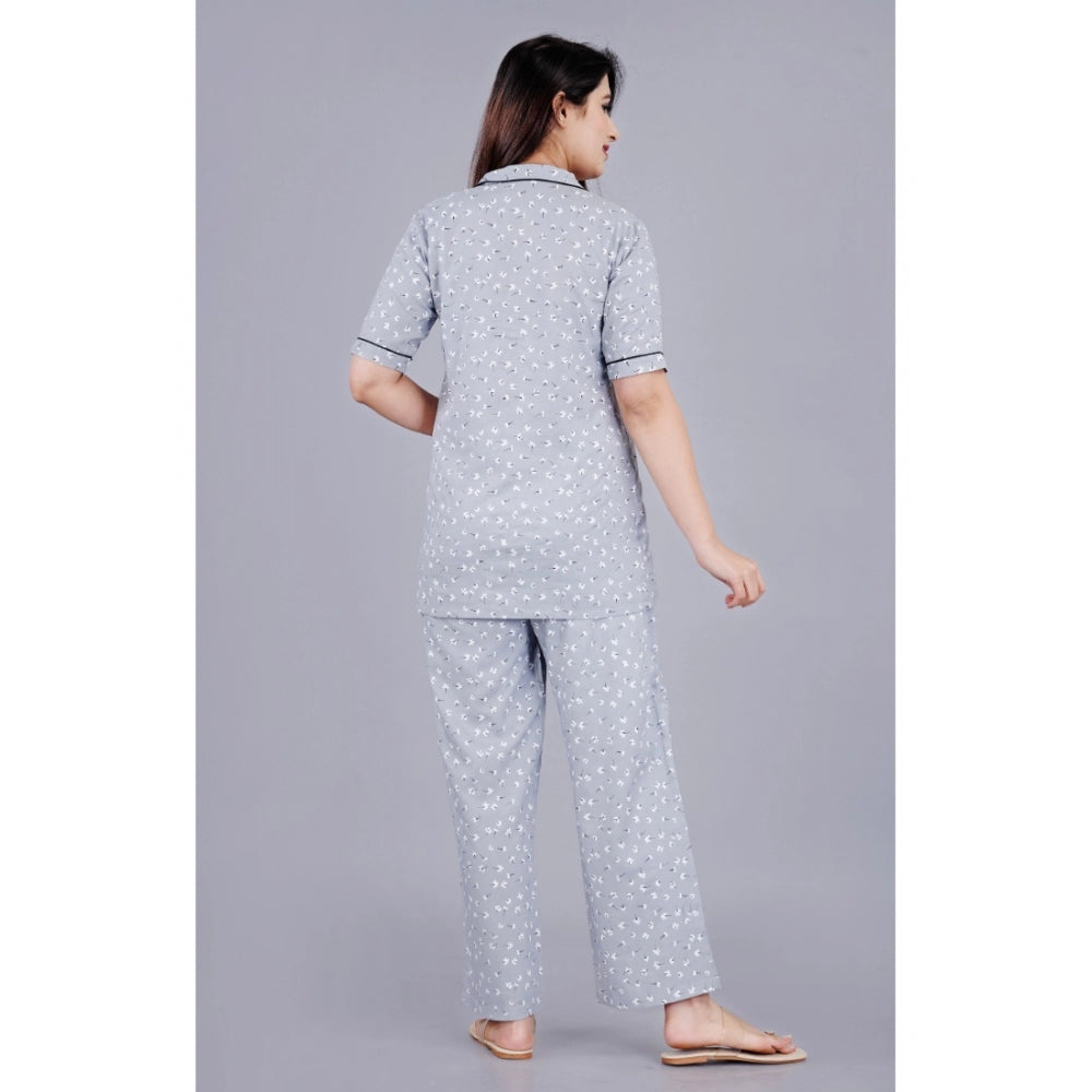 Women'S Casual Half Sleeve Printed Viscose Rayon Shirt With Py