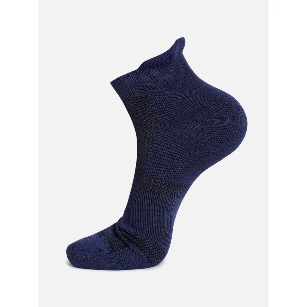 5 Pairs Unisex Casual Cotton Blended Solid Ankle Length Socks