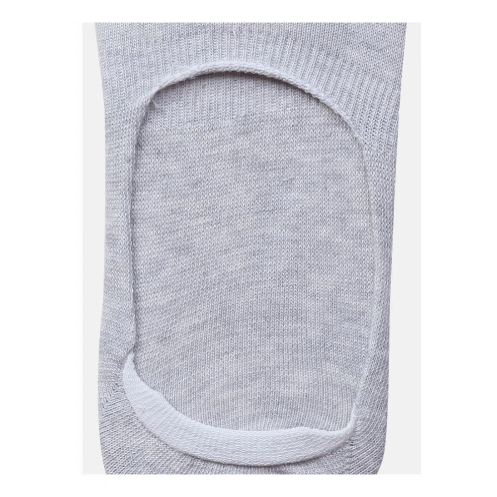 5 Pairs Unisex Casual Cotton Blended Solid No-Show Socks (Ligh