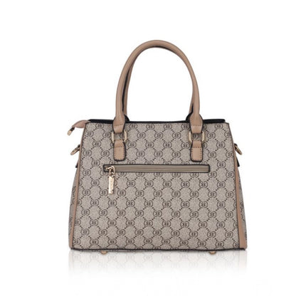 Women's Faux Leather Printed Handbag (Hilver)
