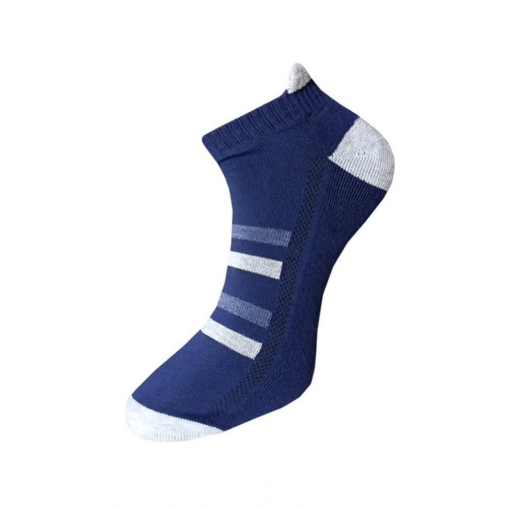 3_Pair Set Unisex Casual Cotton Printed Ankle Length Socks (Mu