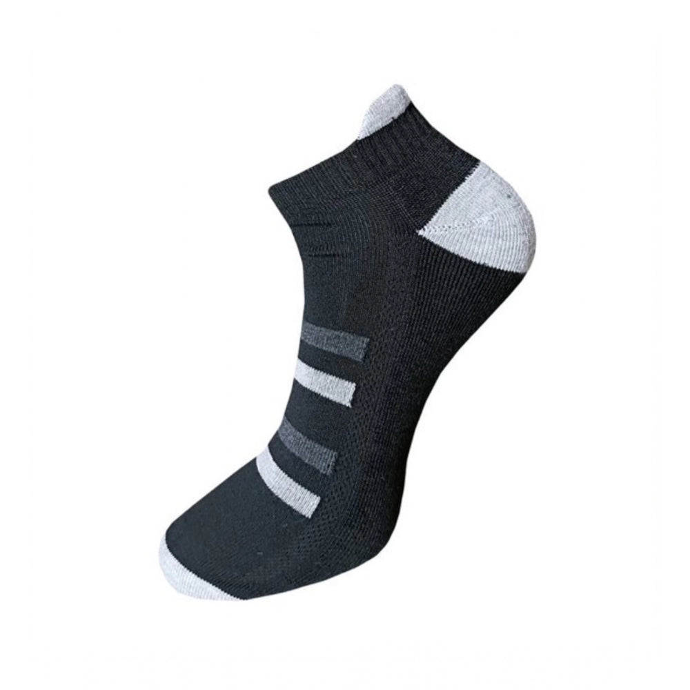 3_Pair Set Unisex Casual Cotton Printed Ankle Length Socks (Mu