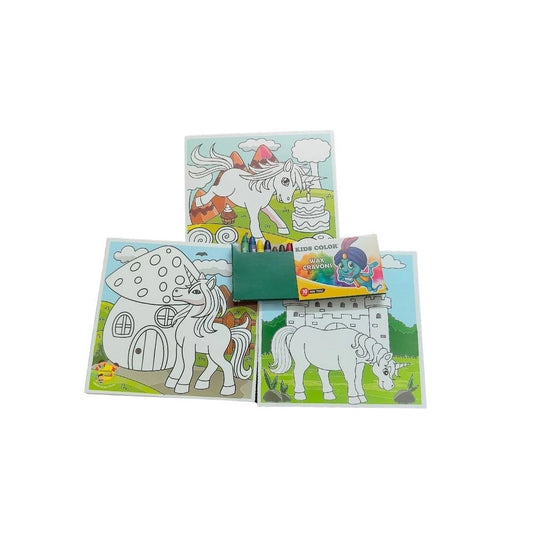 Fun With Color Coloring Board-Unicorn | Cardboard | Educational Toys|