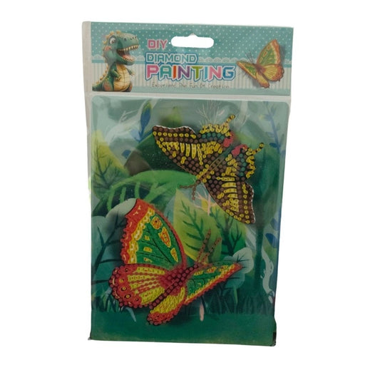 Pack Of_2 Diamond Painting Kit - Butterfly | Cardboard | Stationery |