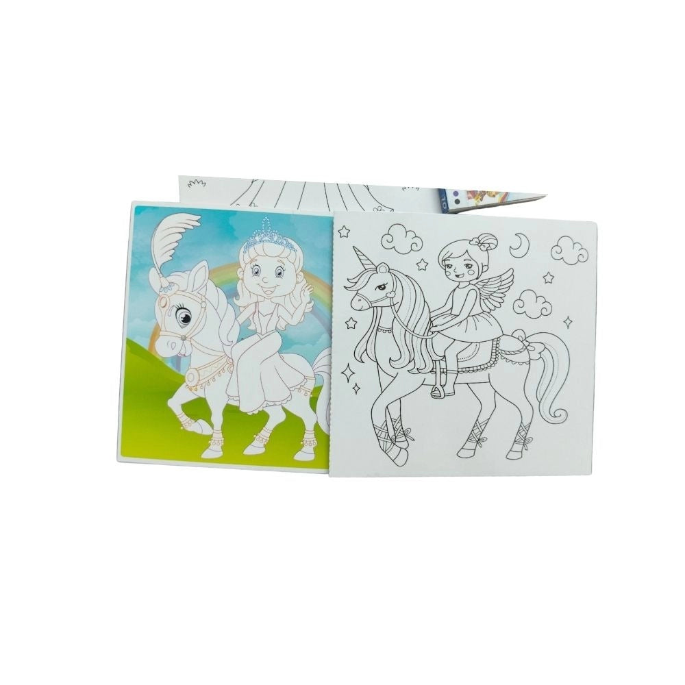 Fun With Coloring Board-Princess | Cardboard | Educational Toys| 3+ Ye