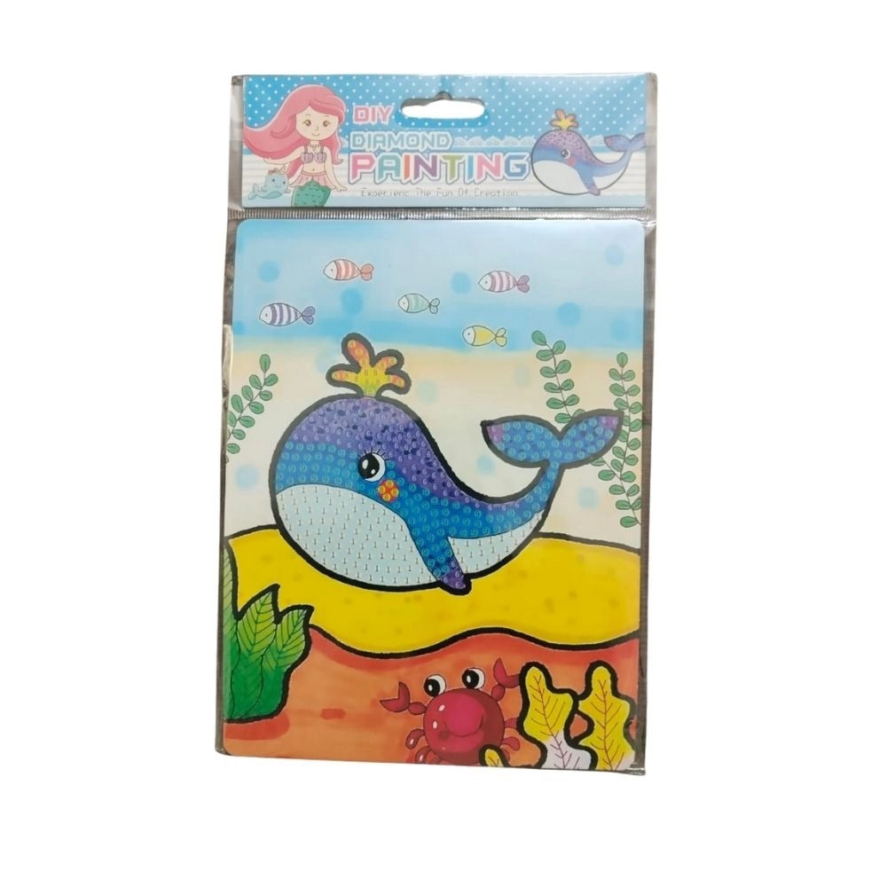 Pack Of_2 Diamond Painting Kit - Dolphin | Cardboard | Stationery | 2+