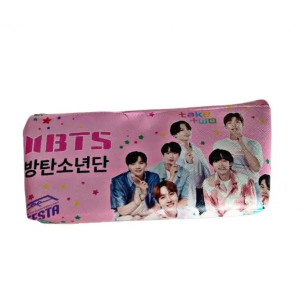Pack Of_2 Pencil Pouch - Bts | Canvas | Stationery | 3+ Years