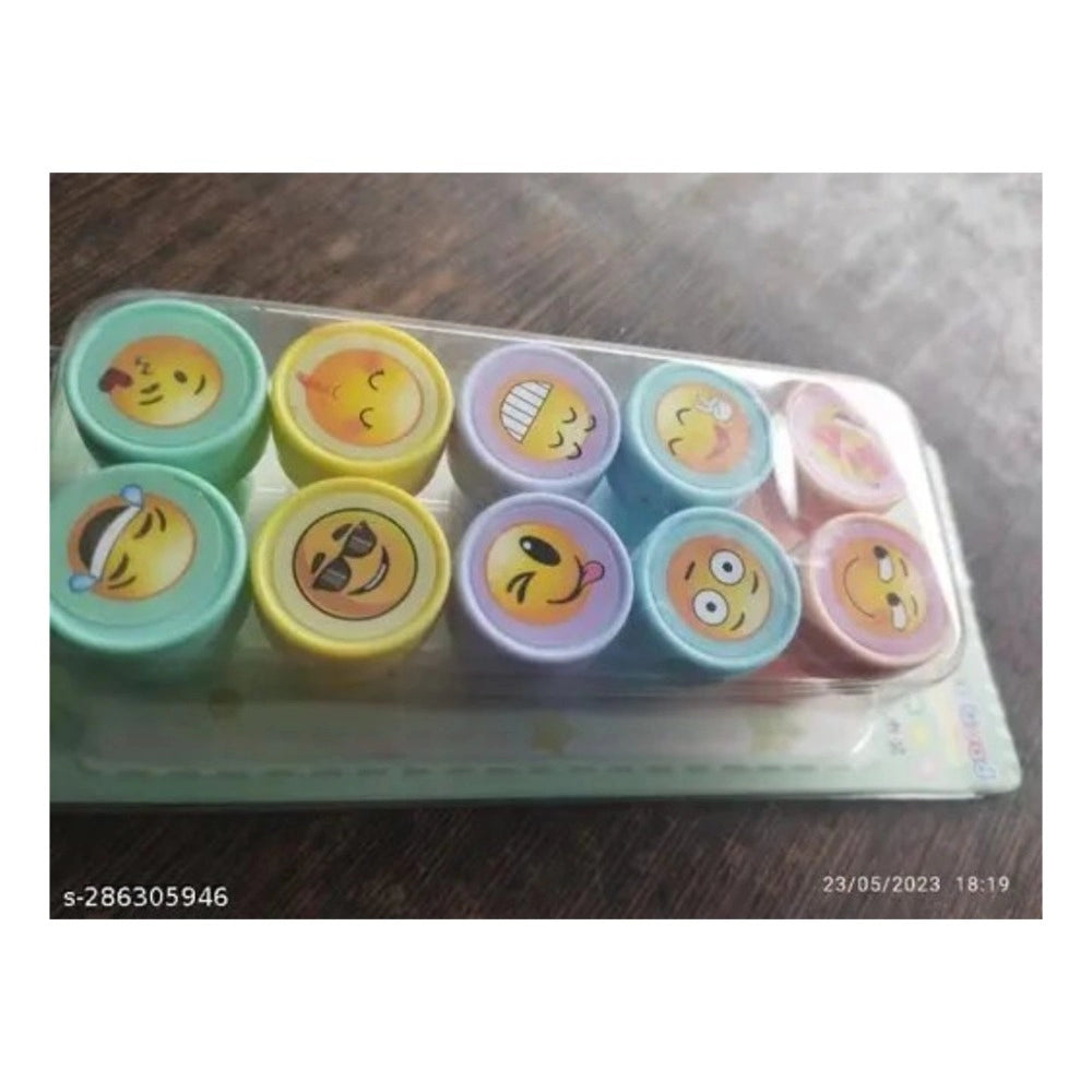 Emoji Stamp Set | Plastic | Stationery | 3+ Years