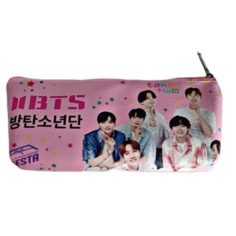 Pack Of_2 Pencil Pouch - Bts | Canvas | Stationery | 3+ Years