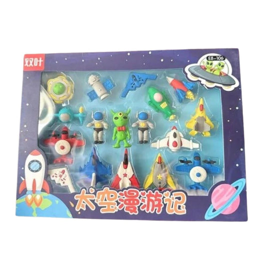 Eraser Set - Space Theme | Rubber | Stationery | 5+ Years