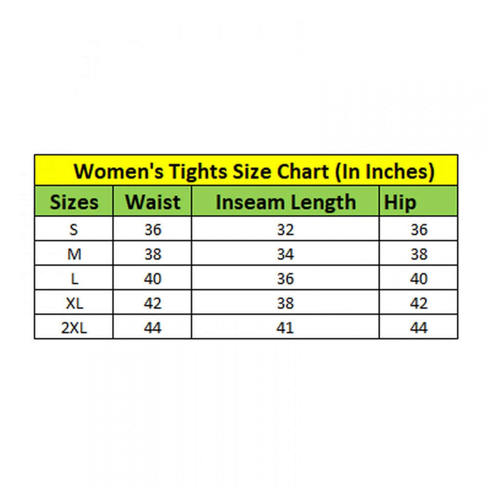 Women'S Polyester Solid Ankle Length High Waisted Tights (Maro