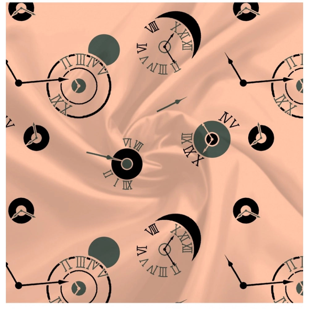 Men'S Casual Floral Printed Cotton Blend Unstitched Shirt Fabr