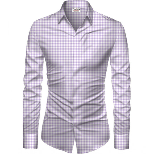 Men'S Casual Floral Printed Cotton Blend Unstitched Shirt Fabr