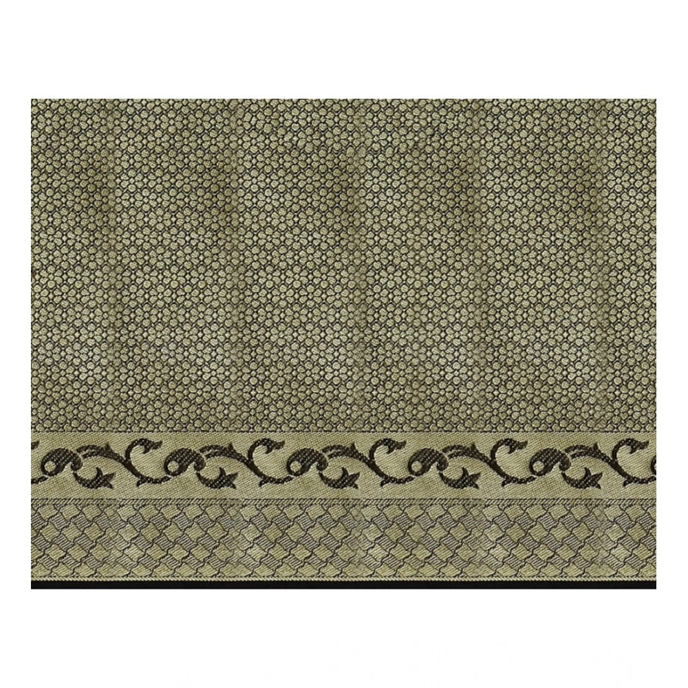 Women'S Jacquard Woven Saree With Unstitched Blouse 5.5Mtr (Re