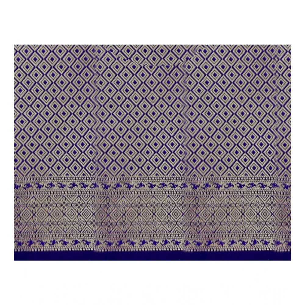 Women'S Jacquard Woven Saree With Unstitched Blouse 5.5Mtr (Pi