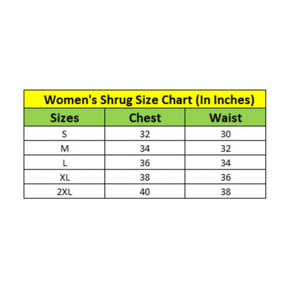 Women's Denim Pleated 3-4th Sleeves Shrug (Blue)