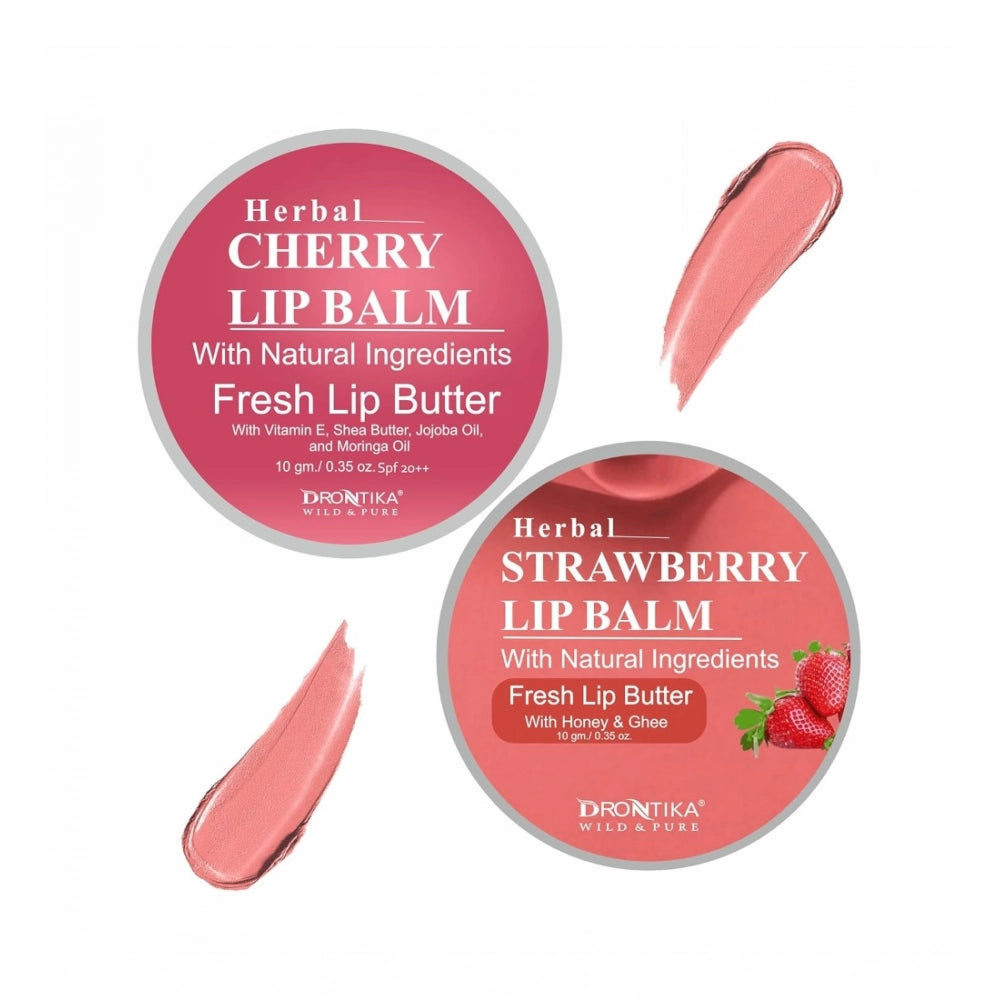 Unisex Herbal Dark And Chapped Lips Cherry &Amp; Strawberry Li