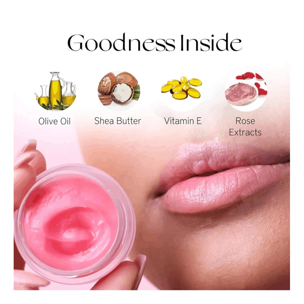 Unisex Herbal Dark And Chapped Lips Rose Lip Balm (10Gm)