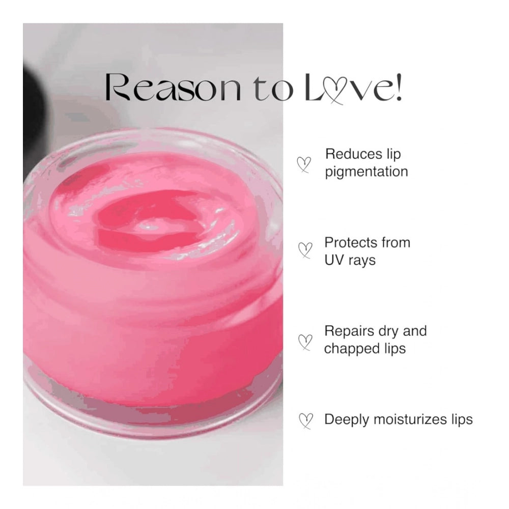 Unisex Herbal Dark And Chapped Lips Rose Lip Balm (10Gm)