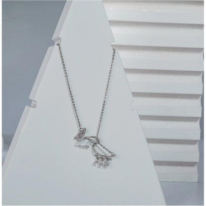 Women's Stainless Steel Imported Stanless Steel Pendent Chain (Silver Plated)