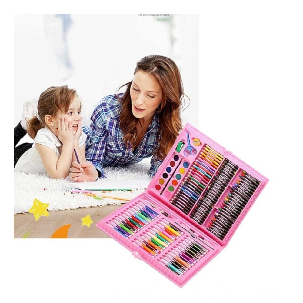 Plastic Deluxe Art Drawing Set For Kids Drawing And Painting 1