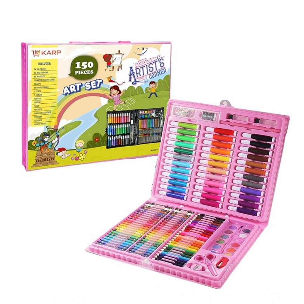 Plastic Deluxe Art Drawing Set For Kids Drawing And Painting 1