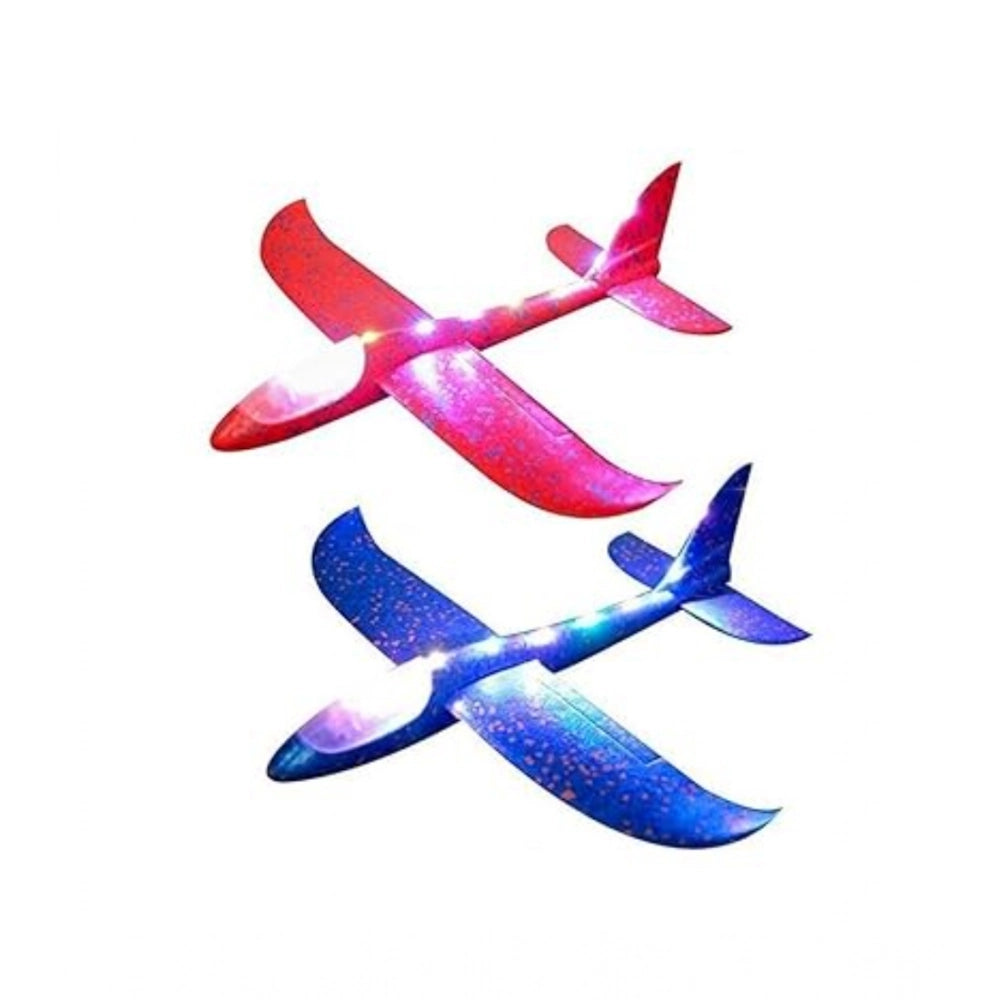 Plastic 3D Throw Foam Plane Aeroplane Gliders, Flying Aircraft
