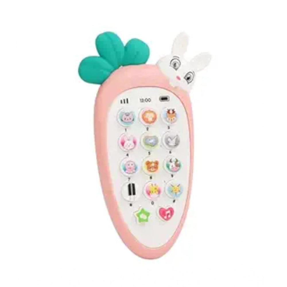 Plastic Rabit Mobile Phone Toy For Kids With Music And Light E