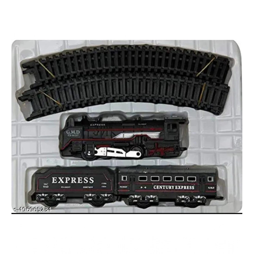 Plastic Amazing Musical Classic Toy Train 13Pcs Toy Set (Multi