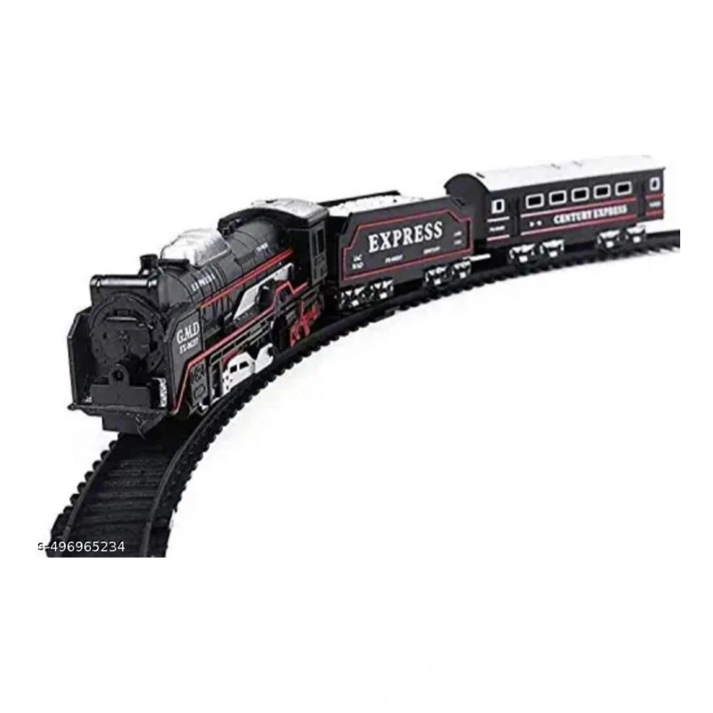 Plastic Amazing Musical Classic Toy Train 13Pcs Toy Set (Multi
