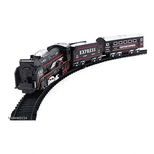 Plastic Amazing Musical Classic Toy Train 13Pcs Toy Set (Multi