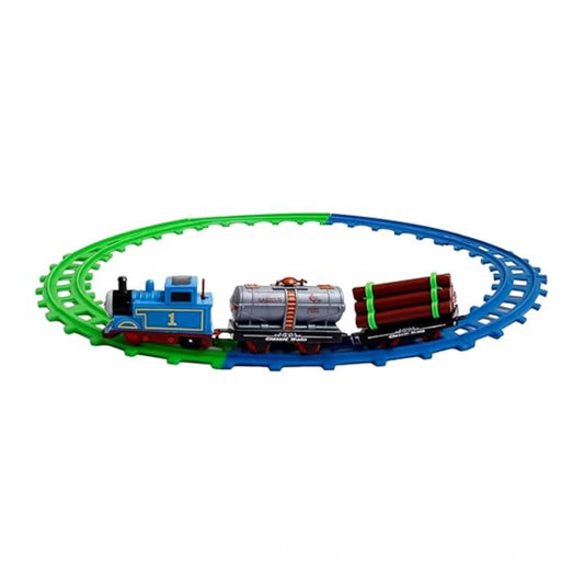 Plastic Thomas Express Train 11Pcs Toy Set With Tracks (Multic
