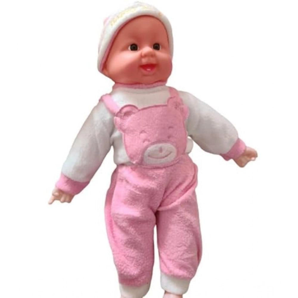 Plastic Happy Baby Laughing Musical Boy Doll With Touch Sensor