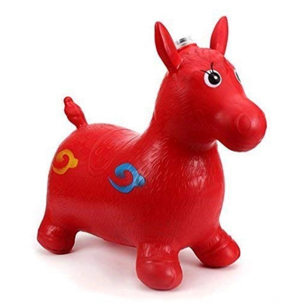 ‎‎Plastic Inflatable Jumping And Riding Horse Air Animal Shape