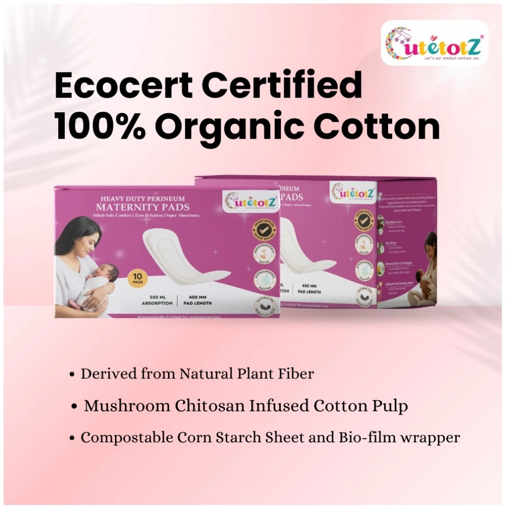 Cutetotz Organic Cotton Maternity Pads