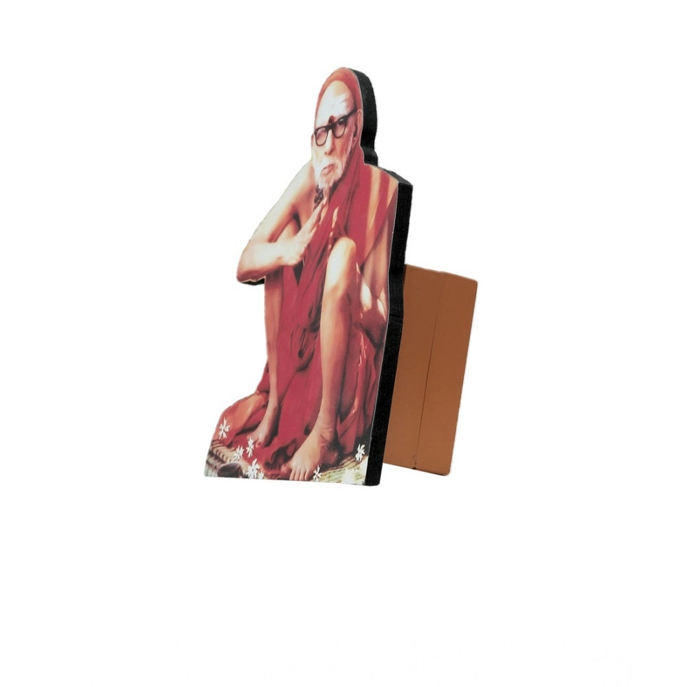 Wooden Kanchi Sri Sankaracharya Maha Periyava Table Top Devoti