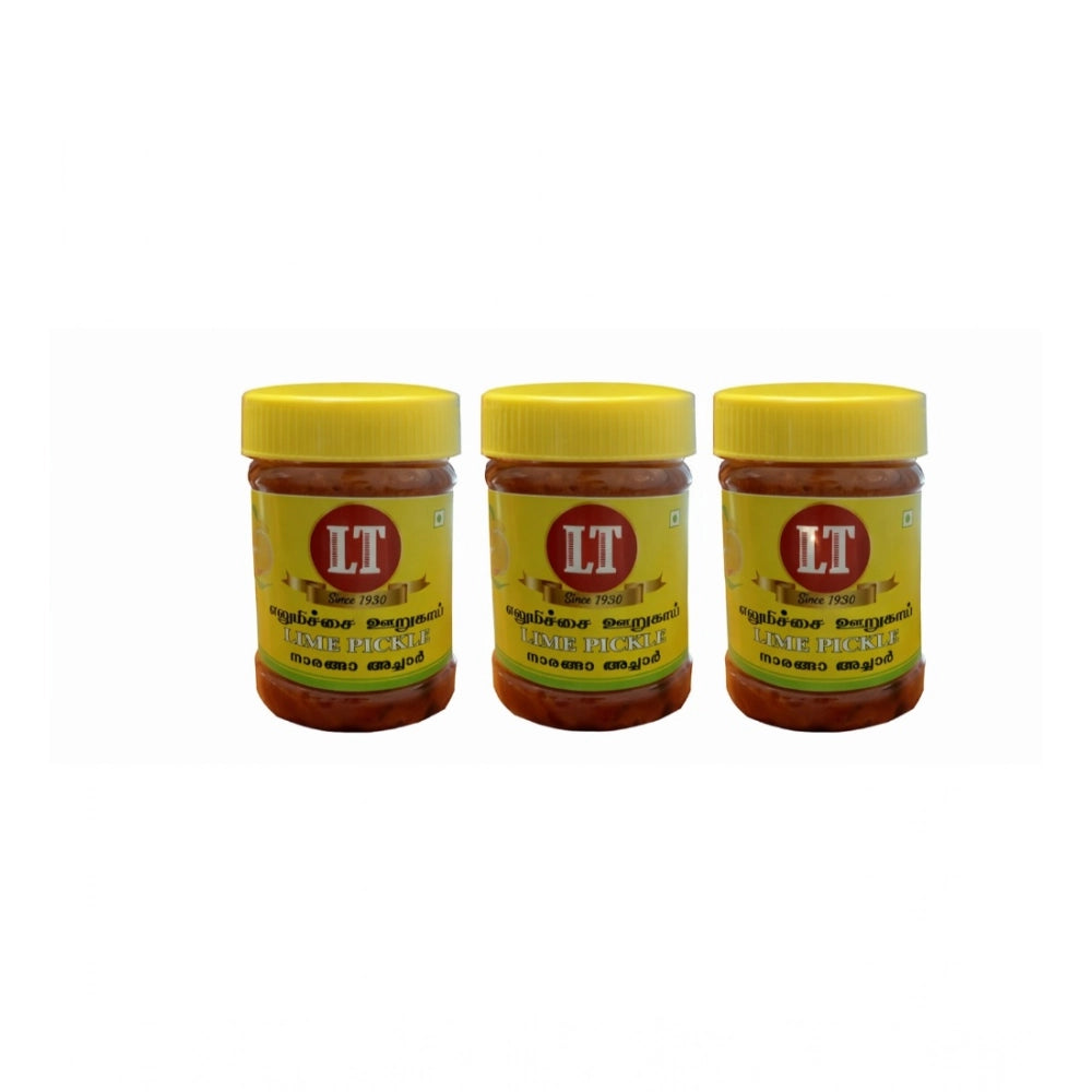Pack Of_3 300Gm Lt Lemon Pickle Traditional Digestive Side Dis