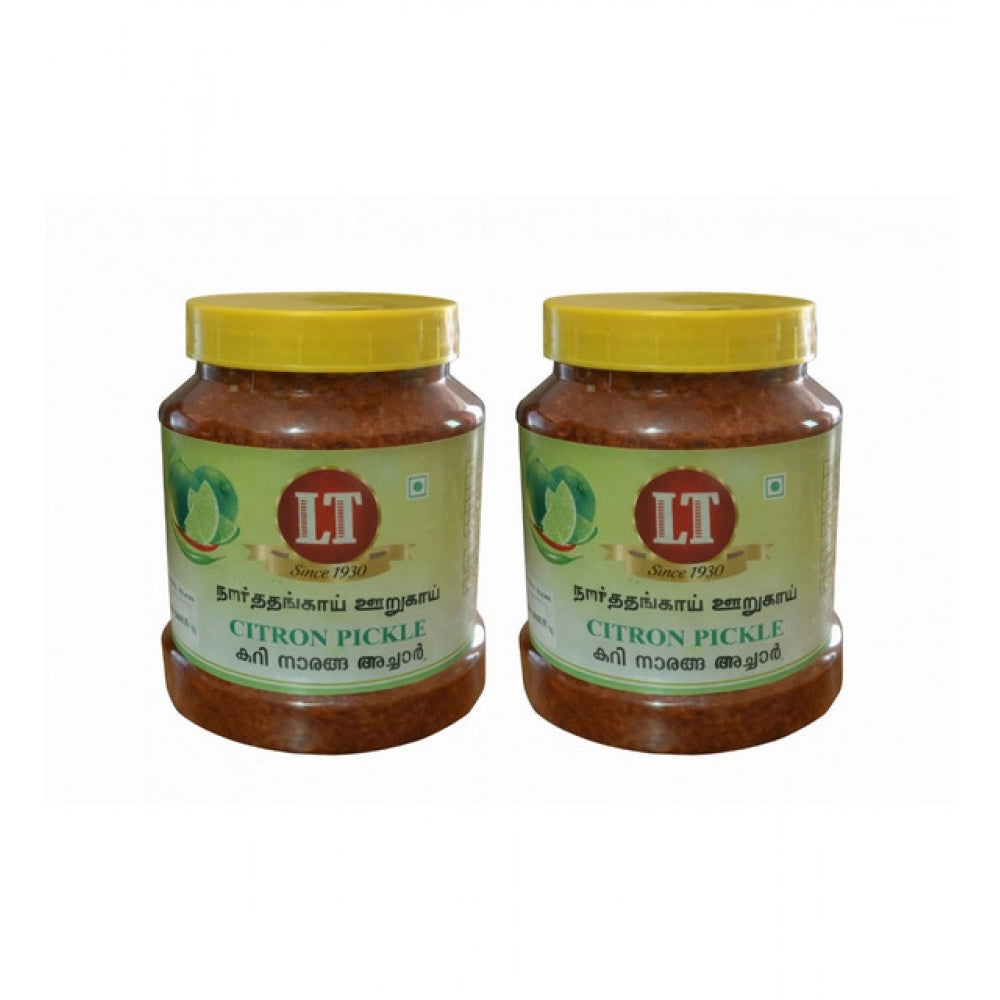 Pack Of_2 500Gm Lt Citron Pickle Traditional Digestive Side Di