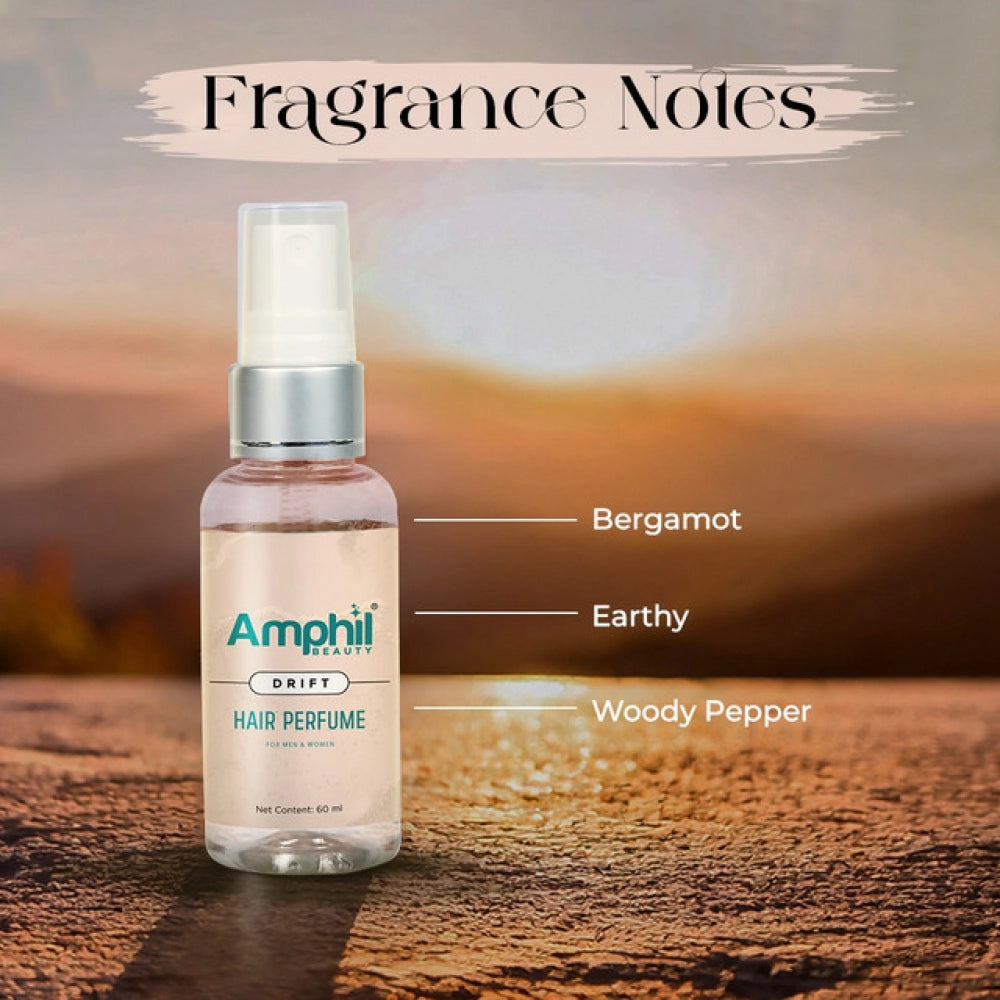 Amphil Beauty Drift Unisex Hair Perfume 60 Ml | Alcohol Free |
