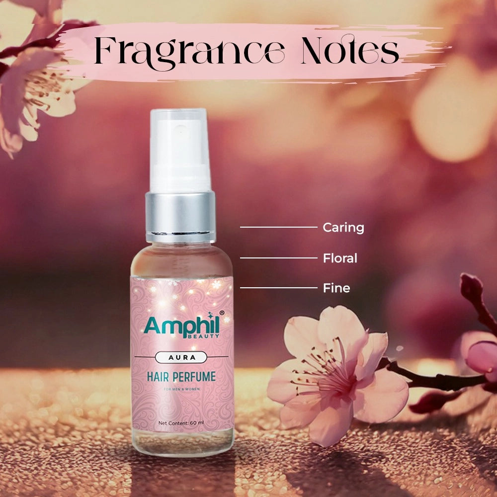 Amphil Beauty Aura Unisex Hair Perfume 60 Ml | Alcohol Free |